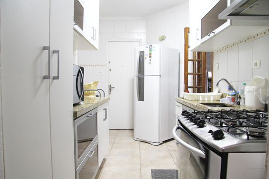 Cozinha de apartamento à venda com 3 quartos, 106m² em Centro, Guarulhos