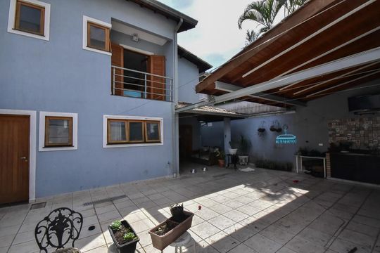 Churrasqueira de casa de condomínio à venda com 3 quartos, 280m² em Parque Monte Alegre, Taboão da Serra