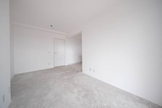 Sala/Cozinha de apartamento à venda com 2 quartos, 63m² em Vila Guilhermina, São Paulo