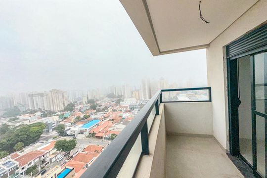 Varanda do Quarto 1 de apartamento à venda com 3 quartos, 125m² em Vila Santa Teresa, Santo André