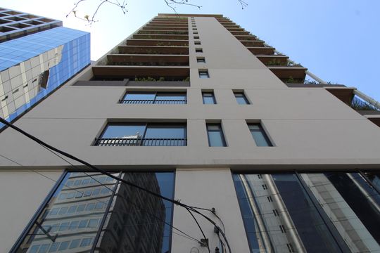 Fachada do Prédio de kitnet/studio à venda com 1 quarto, 44m² em Itaim Bibi, São Paulo