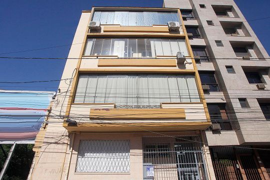 Fachada de apartamento para alugar com 2 quartos, 55m² em Santa Cecília, Porto Alegre