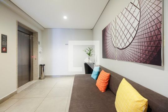 Área comum de kitnet/studio para alugar com 1 quarto, 28m² em Tatuapé, São Paulo
