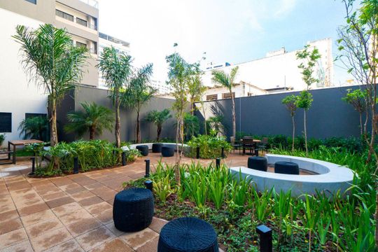 Área comum de apartamento à venda com 1 quarto, 35m² em Mirandópolis, São Paulo