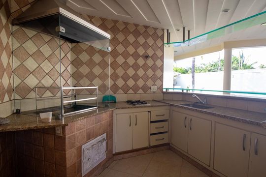 Área Gourmet de casa de condomínio à venda com 4 quartos, 600m² em Recreio dos Bandeirantes, Rio de Janeiro