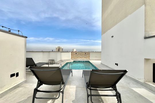 Área comum - Piscina de apartamento para alugar com 1 quarto, 39m² em Campo Belo, São Paulo