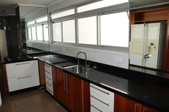 Cozinha de apartamento à venda com 3 quartos, 200m² em Santa Cecilia, São Paulo