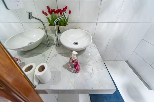 Banheiro 1 de casa à venda com 2 quartos, 280m² em Vila Alzira, Santo André