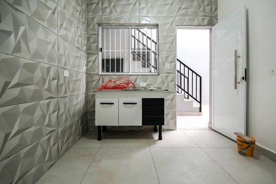Sala/Cozinha de kitnet/studio para alugar com 1 quarto, 22m² em Jardim Paulistano (zona Norte), São Paulo