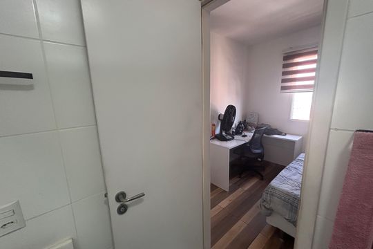 Banheiro da Suíte de apartamento à venda com 2 quartos, 59m² em Picanço, Guarulhos