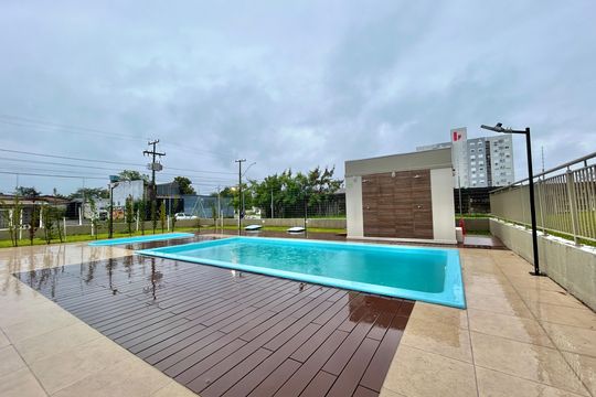 Área comum - Piscina de apartamento à venda com 2 quartos, 47m² em Santo Afonso, Novo Hamburgo