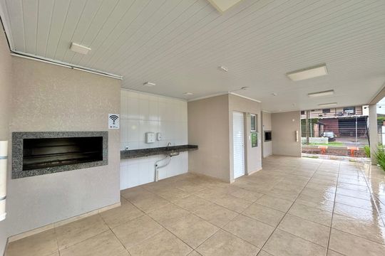 Área comum - Salão de festas de apartamento à venda com 2 quartos, 47m² em Santo Afonso, Novo Hamburgo