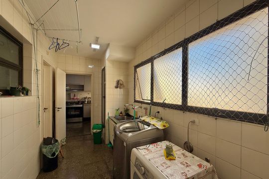 Área de Serviço de apartamento à venda com 3 quartos, 160m² em Campo Belo, São Paulo
