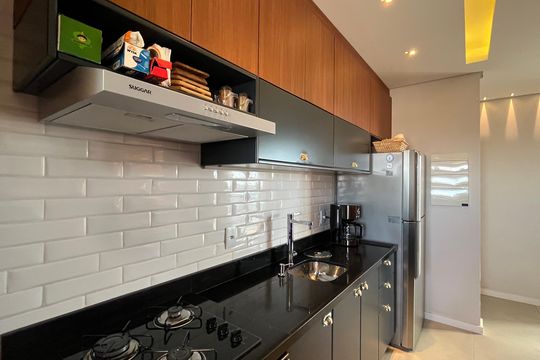 Cozinha de apartamento à venda com 3 quartos, 136m² em Vila Joao Jorge, Campinas