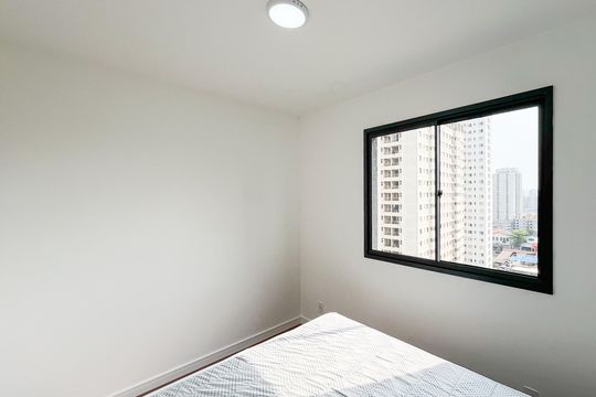 Quarto de apartamento à venda com 1 quarto, 25m² em Barra Funda, São Paulo