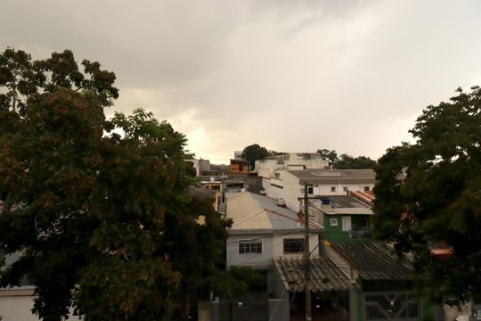 Vista do Quintal de apartamento à venda com 2 quartos, 90m² em Jardim das Maravilhas, Santo André