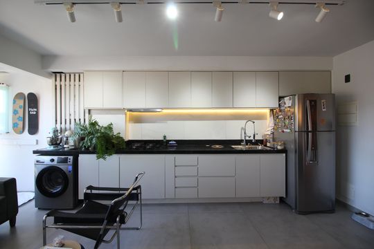 Cozinha de apartamento à venda com 2 quartos, 60m² em Jacarepaguá, Rio de Janeiro