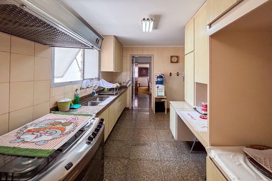 Cozinha de apartamento à venda com 4 quartos, 290m² em Jardim Paulista, São Paulo