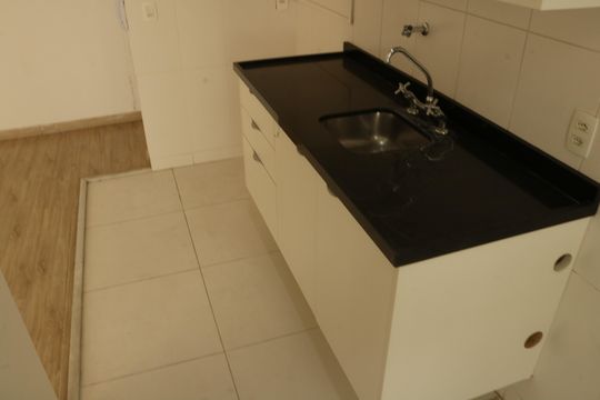 Cozinha de apartamento à venda com 2 quartos, 79m² em Água Branca, São Paulo
