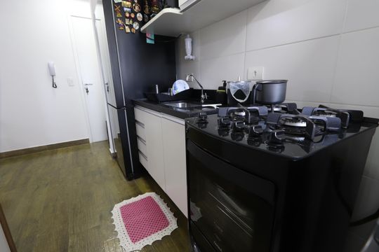 Cozinha de kitnet/studio à venda com 1 quarto, 35m² em Vila Tolstoi, São Paulo