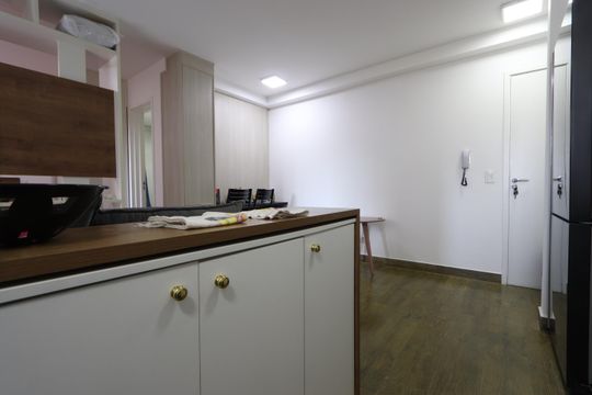 Cozinha de kitnet/studio à venda com 1 quarto, 35m² em Vila Tolstoi, São Paulo