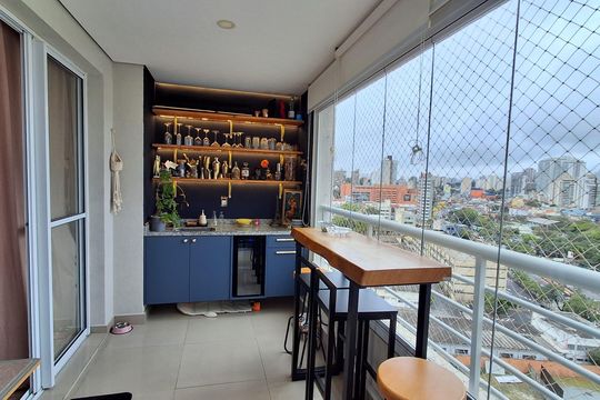 Varanda de apartamento à venda com 3 quartos, 85m² em Rudge Ramos, São Bernardo do Campo