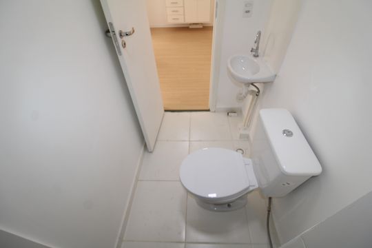 Banheiro Social de kitnet/studio à venda com 2 quartos, 29m² em Casa Verde Alta, São Paulo
