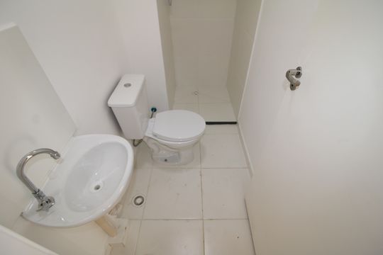 Banheiro Social de kitnet/studio à venda com 2 quartos, 29m² em Casa Verde Alta, São Paulo