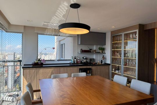 Varanda de apartamento à venda com 2 quartos, 85m² em Vila Bertioga, São Paulo