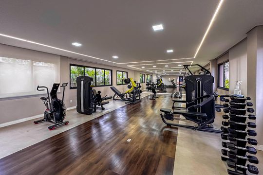 Área comum - Academia de apartamento à venda com 3 quartos, 125m² em Vila Santa Teresa, Santo André