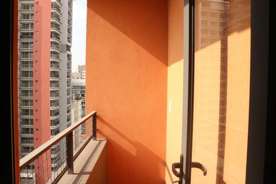 Varanda do Studio de kitnet/studio à venda com 1 quarto, 26m² em Perdizes, São Paulo