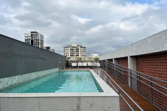 Área comum - Piscina de kitnet/studio à venda com 1 quarto, 26m² em Perdizes, São Paulo