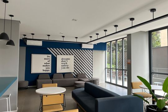 Área comum de kitnet/studio à venda com 1 quarto, 26m² em Perdizes, São Paulo
