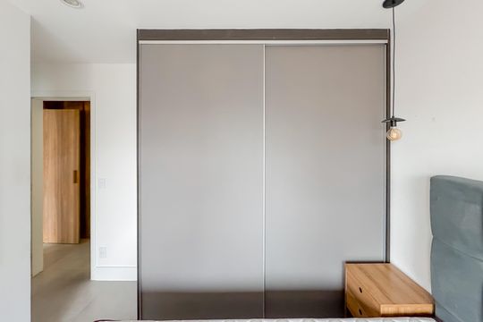 Suíte - Armários de apartamento à venda com 1 quarto, 72m² em Vila Mariana, São Paulo