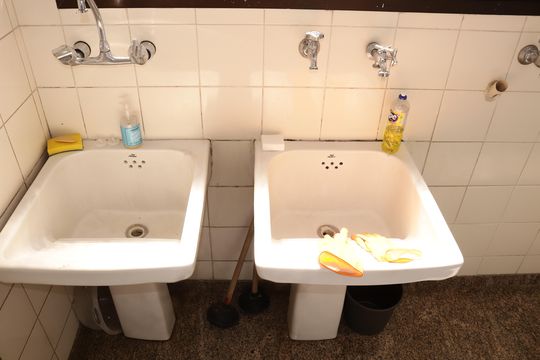 Área de Serviço de apartamento para alugar com 4 quartos, 344m² em Higienópolis, São Paulo