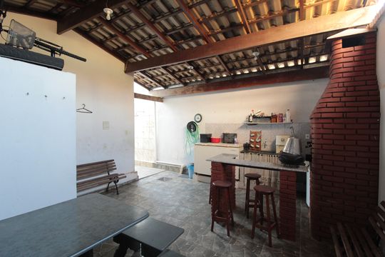 Área Gourmet de casa à venda com 3 quartos, 210m² em Castelo, Belo Horizonte