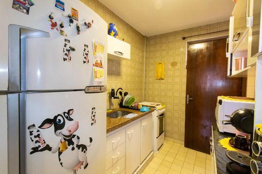 Cozinha de apartamento à venda com 3 quartos, 80m² em Jardim Quarto Centenário, Campinas