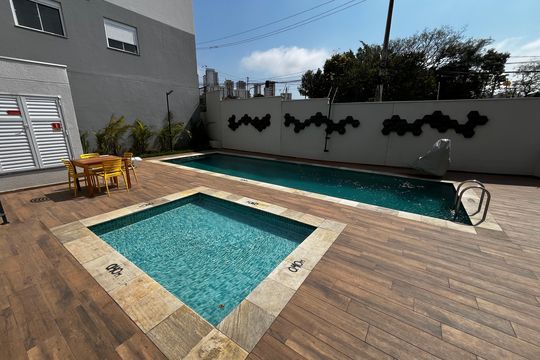 Área comum - Piscina de apartamento à venda com 2 quartos, 43m² em Sítio do Mandaqui, São Paulo