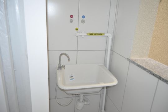 Área de Serviço de kitnet/studio à venda com 1 quarto, 35m² em Todos Os Santos, Rio de Janeiro