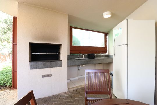 Área comum - Churrasqueira de apartamento para alugar com 1 quarto, 31m² em Água Branca, São Paulo