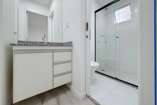 Banheiro Social de kitnet/studio para alugar com 1 quarto, 34m² em Vila Mariana, São Paulo