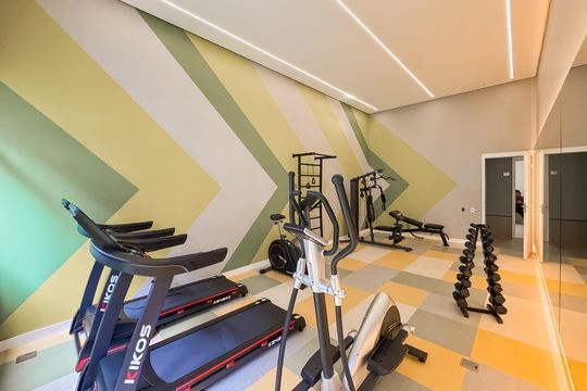 Área comum - Academia de kitnet/studio para alugar com 1 quarto, 34m² em Vila Mariana, São Paulo