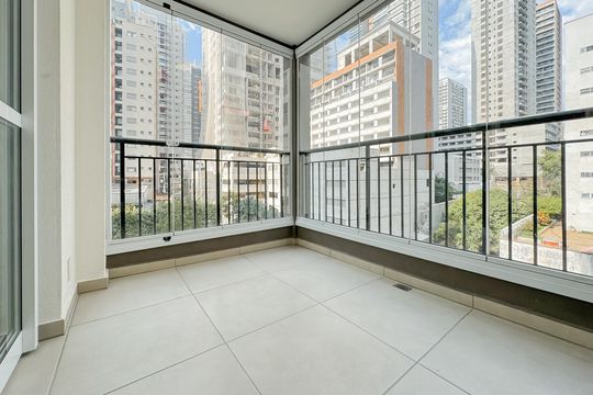 Varanda de kitnet/studio para alugar com 1 quarto, 34m² em Vila Mariana, São Paulo