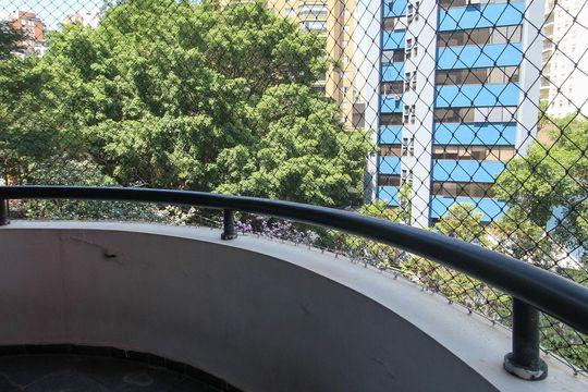 Varanda da Sala de apartamento à venda com 4 quartos, 158m² em Vila Suzana, São Paulo