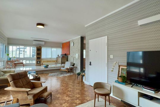 Sala de apartamento para alugar com 4 quartos, 264m² em Paraíso, São Paulo