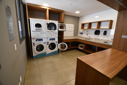 Lavanderia de apartamento para alugar com 1 quarto, 40m² em Cambuí, Campinas