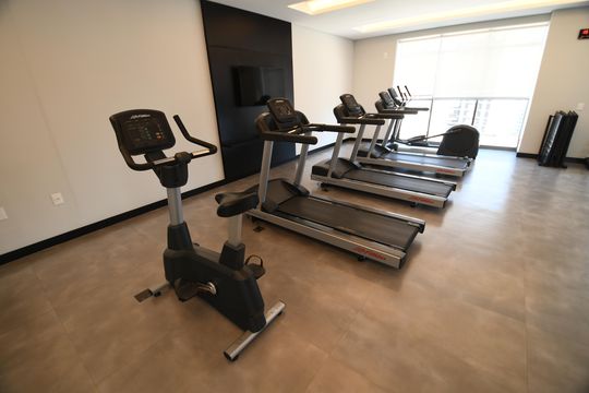 Área comum - Academia de apartamento para alugar com 1 quarto, 40m² em Cambuí, Campinas