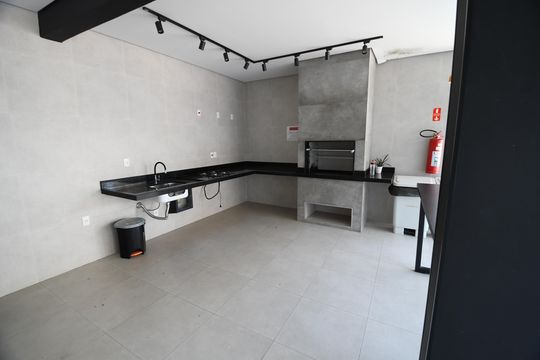 Área comum - Churrasqueira de apartamento à venda com 3 quartos, 95m² em Bonfim, Campinas