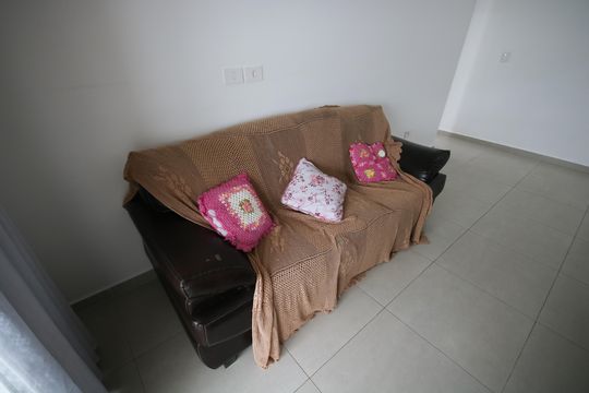 Sala de apartamento para alugar com 1 quarto, 59m² em Maracanã, Praia Grande