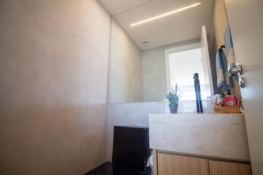 Lavabo de apartamento à venda com 2 quartos, 83m² em Santo Amaro, São Paulo